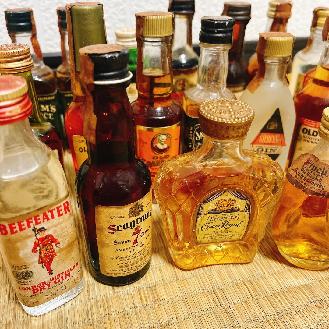 【未開封】ウイスキーミニボトル☆２１本セット☆古酒