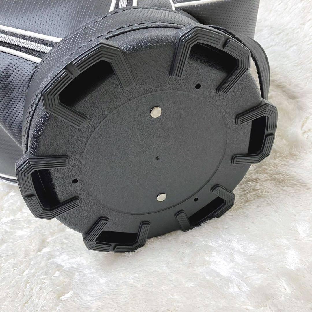 M・U SPORTS 25年秋冬新作 サガラ刺繍キャディバッグ ブラック