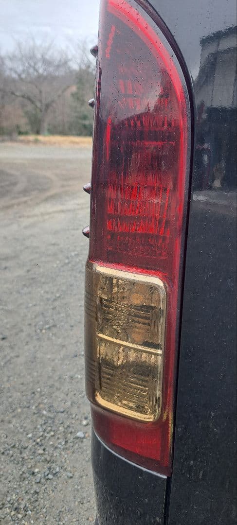 ハイエース テールランプ 自家キャンディーブラウン塗装