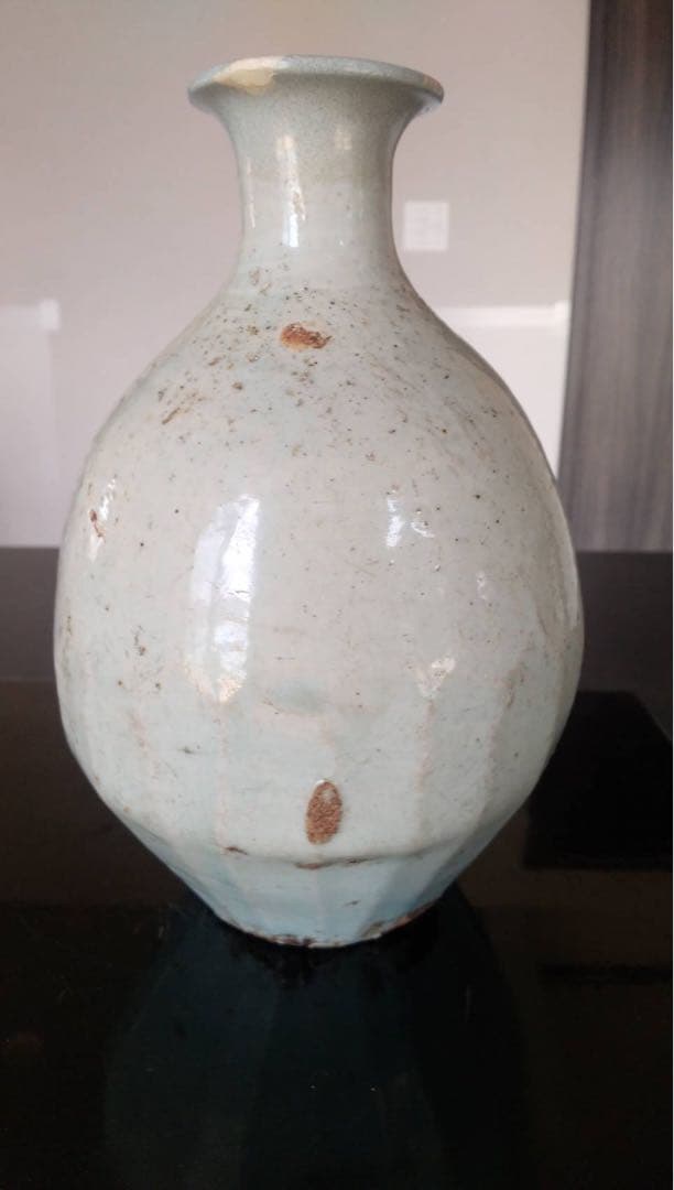 李朝　白磁　面取　朝鮮美術　韓国美術　古道具　古民芸