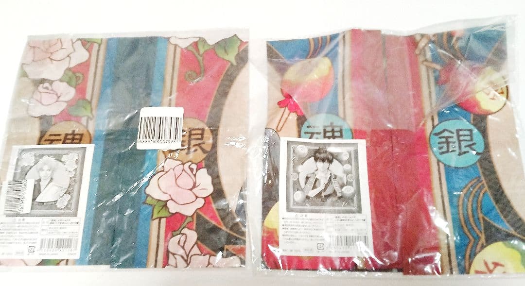 銀魂　ジャンプショップ　大判ハンカチ　坂田銀時　土方十四郎