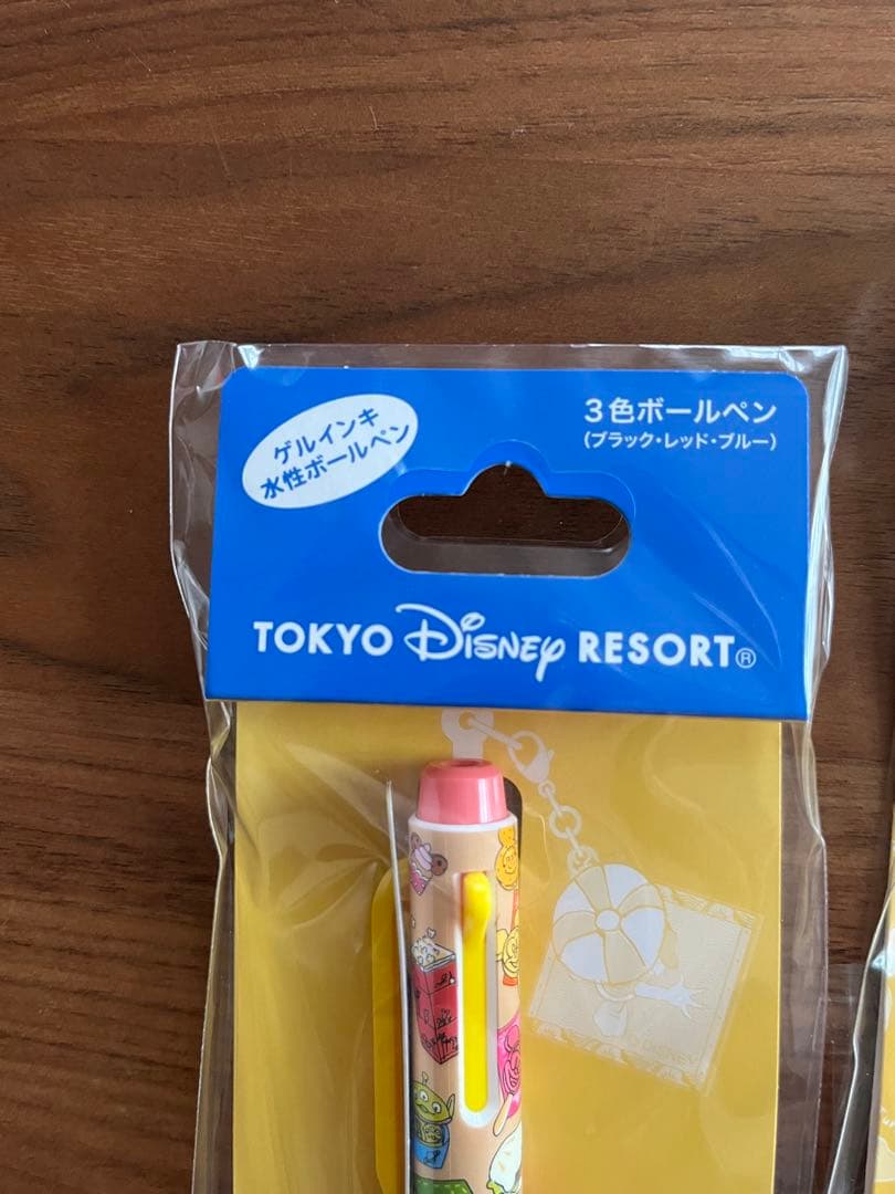 ディズニーリゾート　3色　ボールペン　チャーム　パークフード