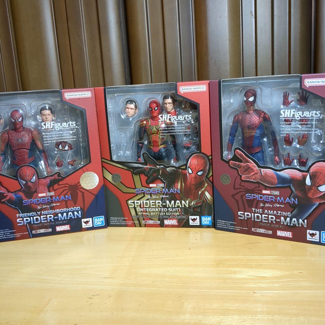 SH Figuarts スパイダーマン フィギュア ３体セット