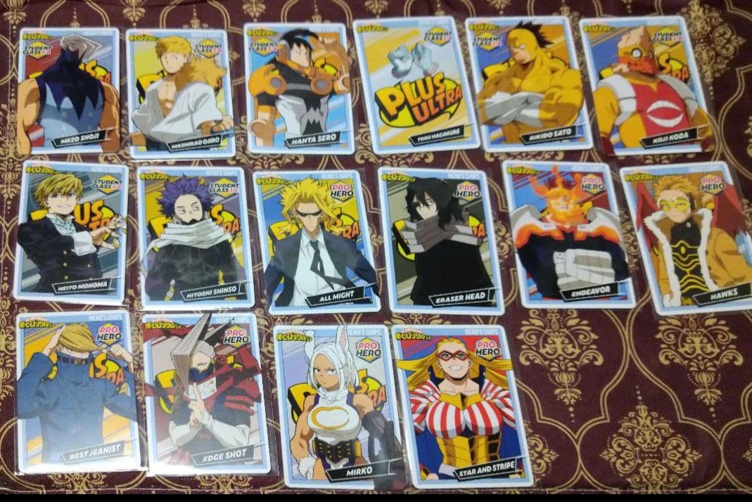 ヒーローズチップス2 カード フルコンプ オールマイト 緑谷 爆豪 轟 ヒロアカ