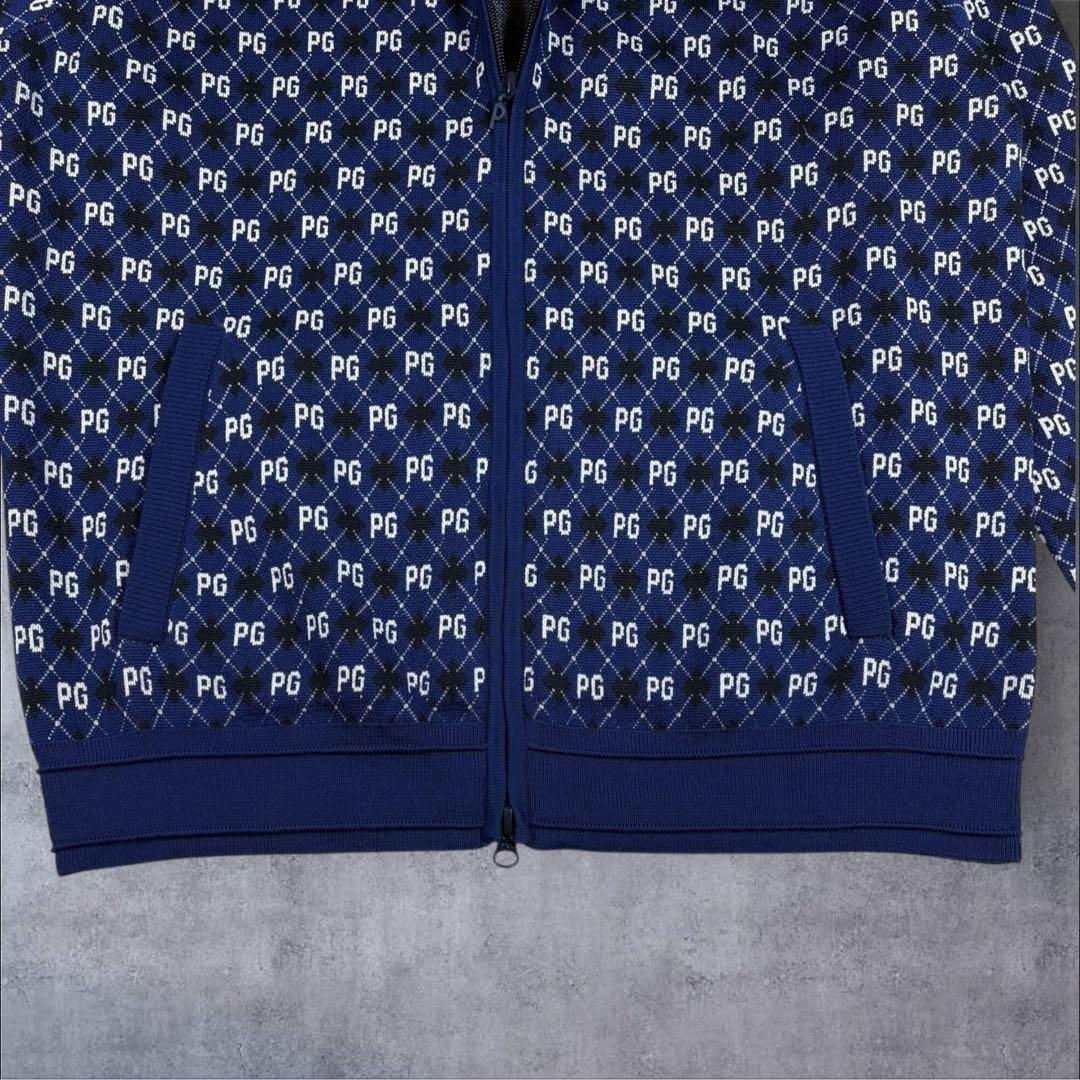 極美品 PEARLY GATES ゴルフ パーリーゲイツ ジップ ニット