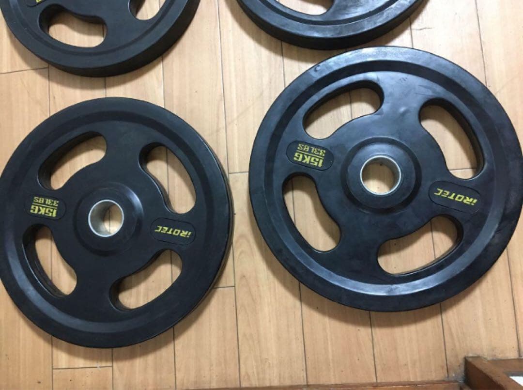 iROTECオリンピックプレートセット 計67.5Kg