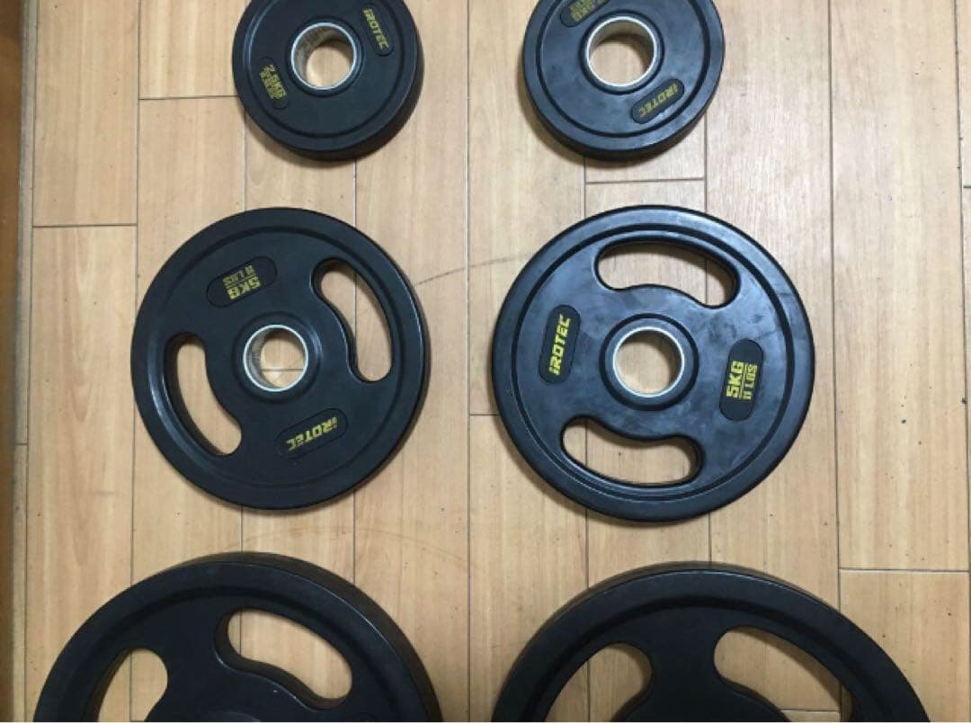 iROTECオリンピックプレートセット 計67.5Kg