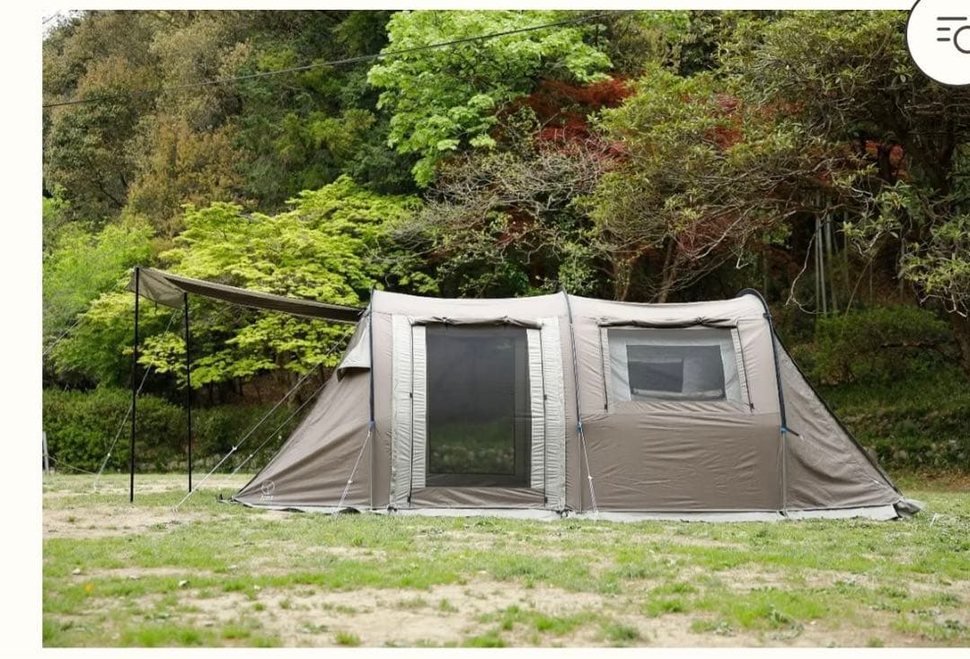 ホールアース　ハーフクーヘンsc 3〜４人用　かまぼこ型テント