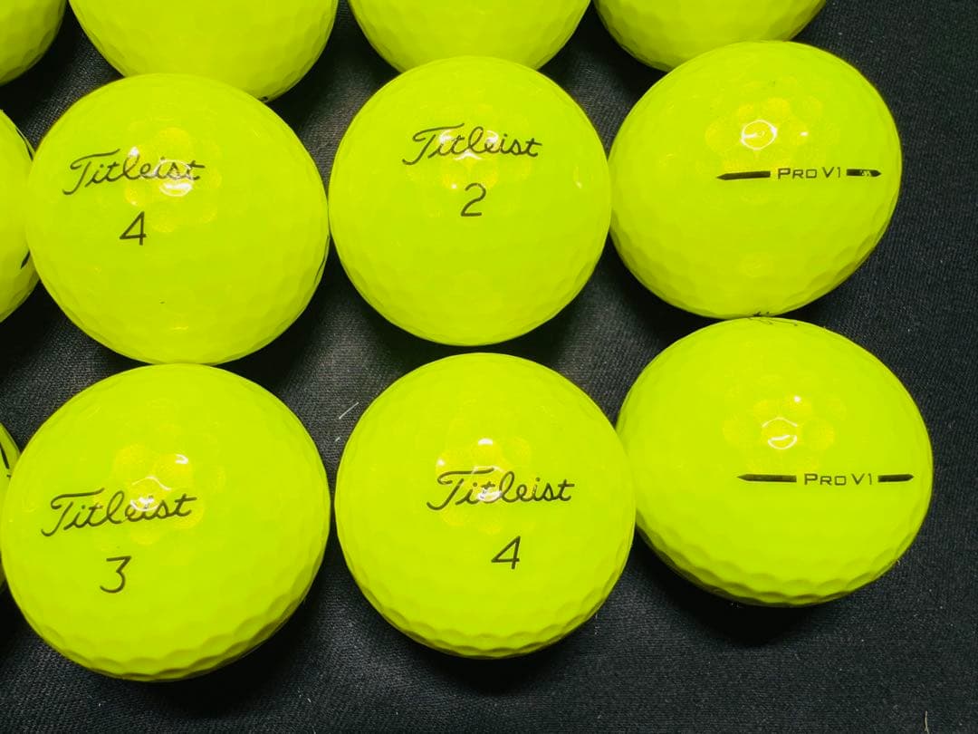 最新 タイトリストPRO V1 2025年モデル 20個　　イエロー