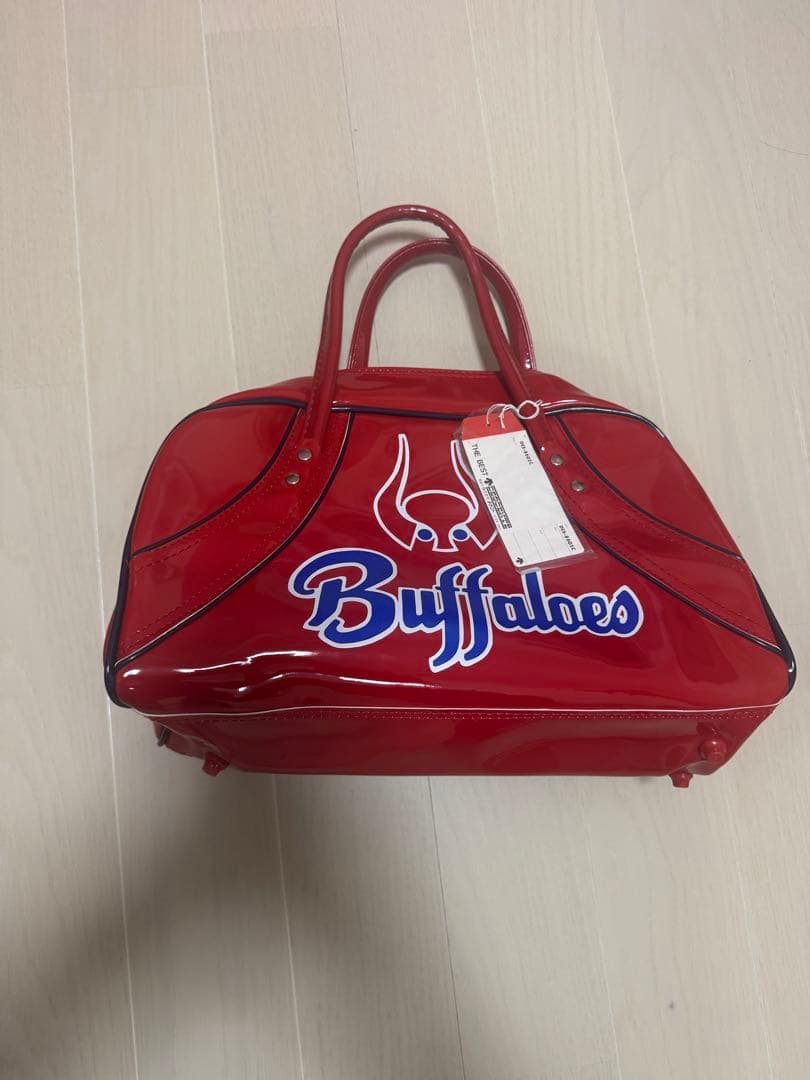 大阪近鉄バファローズの 旧ロゴ エナメルボストンバック