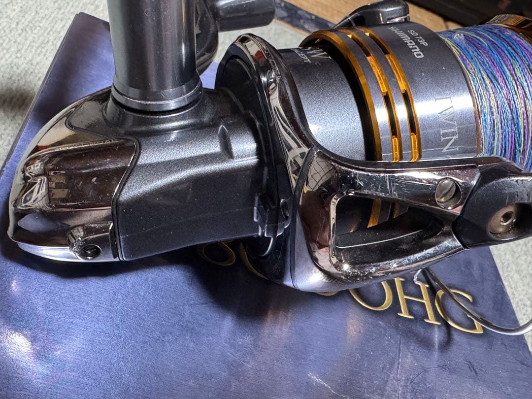 ツインパワーSW8000HG 12000HGスプール付き　ノブ付き