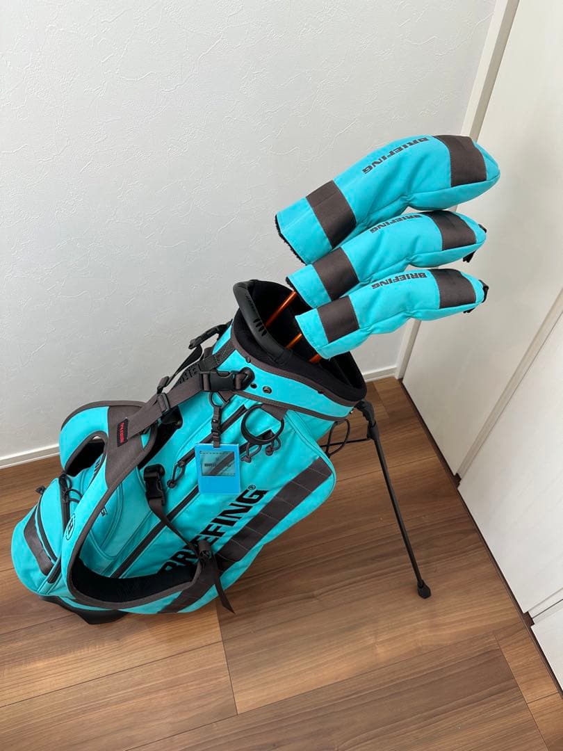 【希少！数量限定品】★ブリーフィング★ミントブルー★ヘッドカバー３個付き★