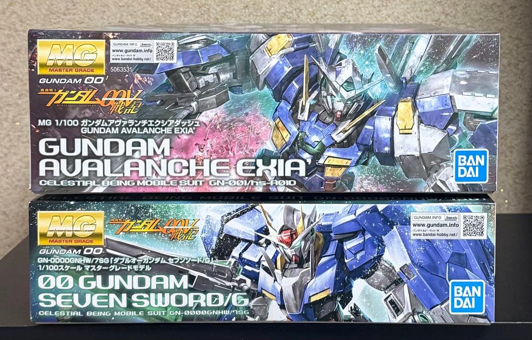 MG ダブルオーガンダム セブンソード/G、ガンダムアヴァランチエクシアダッシュ