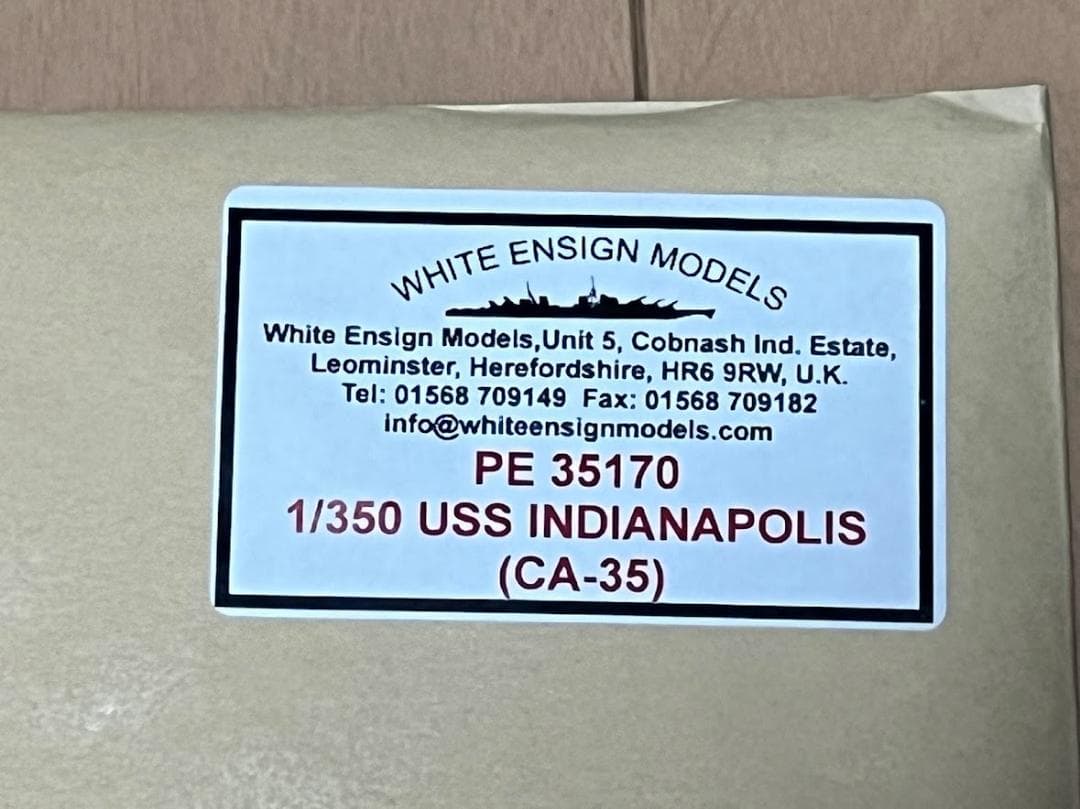 WhiteEnsignModels1/350 USS INDIANAPOLIS①