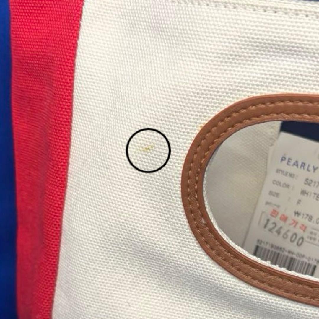 未使用 タグ付✨パーリーゲイツ トートバッグ カートバッグ 花柄 刺繍 ゴルフ