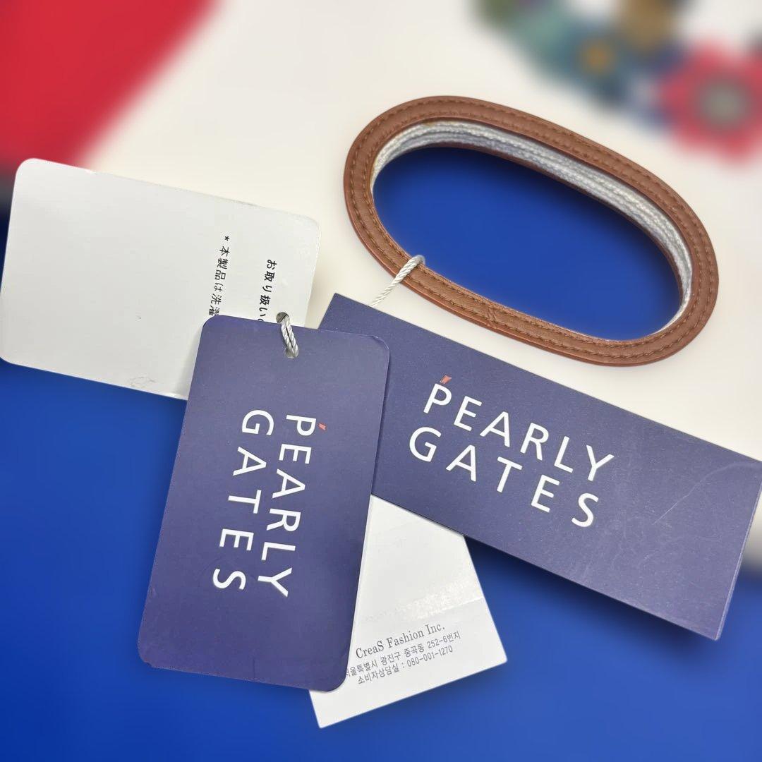 未使用 タグ付✨パーリーゲイツ トートバッグ カートバッグ 花柄 刺繍 ゴルフ