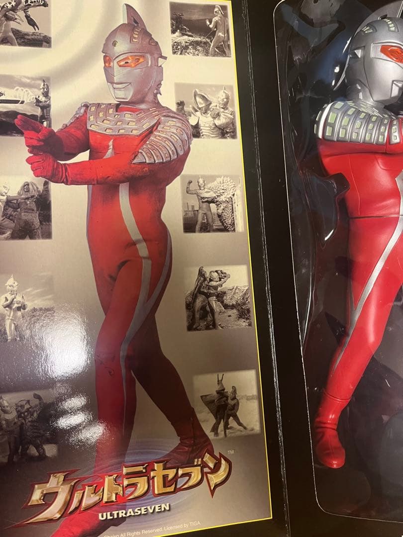 ウルトラセブン　ビックサイズソフビ　海外限定フィギュア　特撮ヒーローウルトラマン