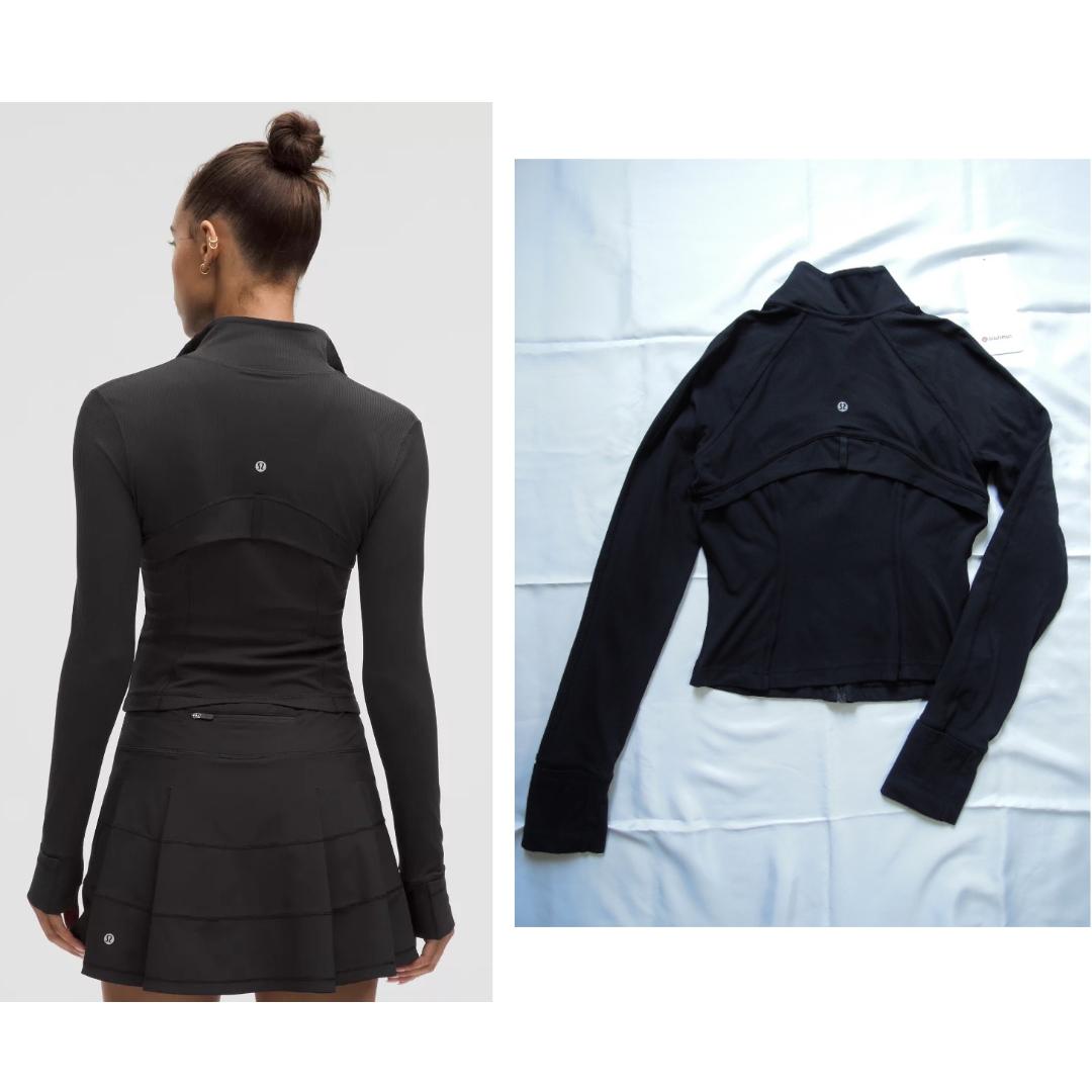 未使用 17800円 ルルレモン クロップ Define ジャケット リブ 6