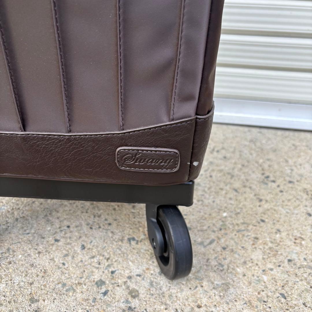 up/ SWANY スワニー トラベルキャリー ブラウン 旅行用品