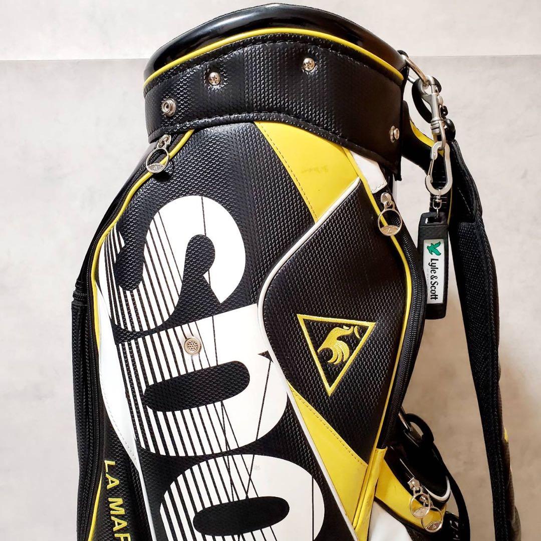 【良品】le coq sportif ゴルフバッグ キャディバッグ