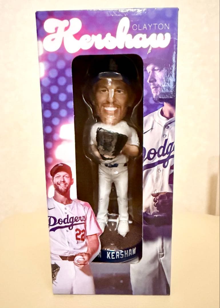 [新品] Kershawカーショウボブルヘッド2024ドジャースDodgers