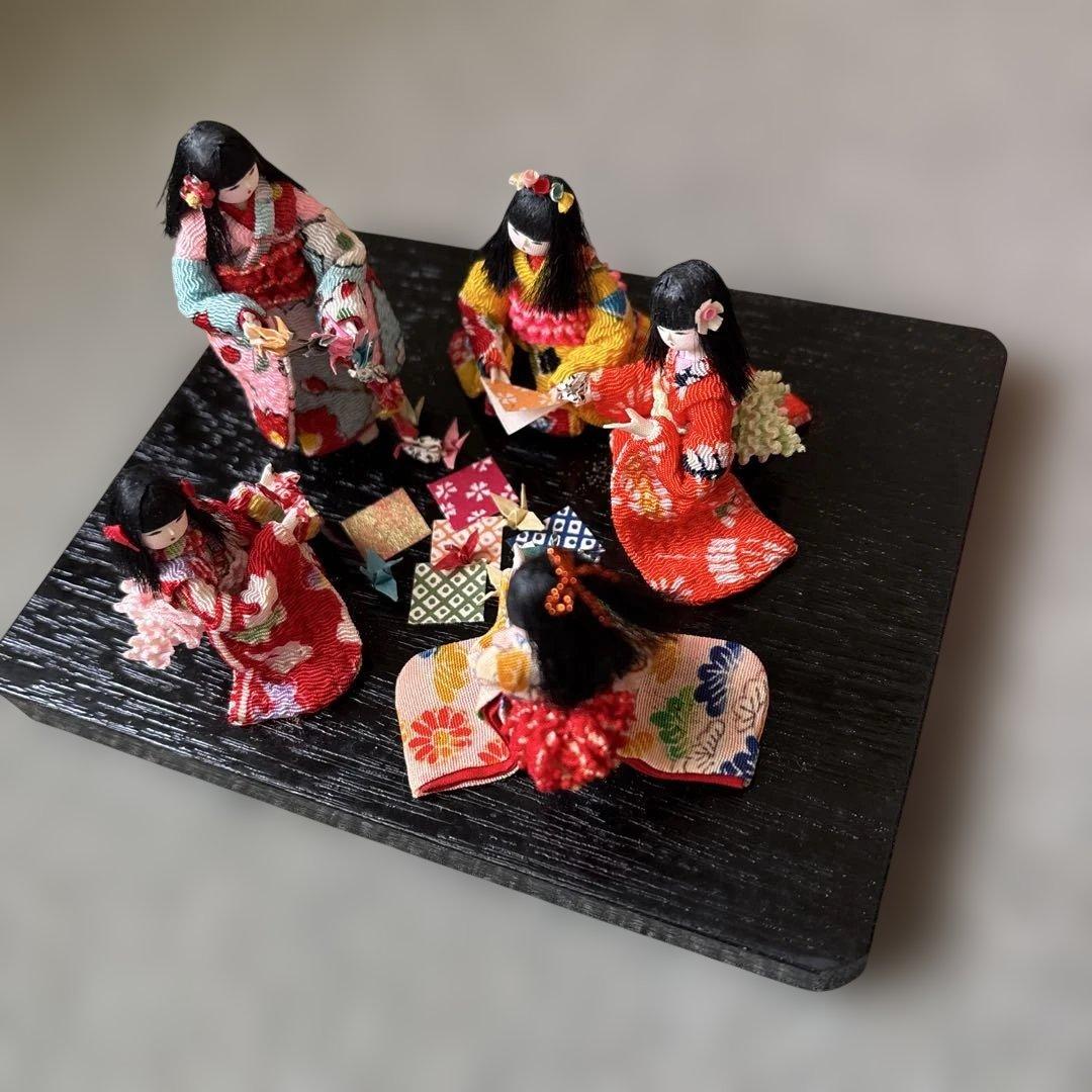 千種人形　ちぐさ人形《千羽鶴》