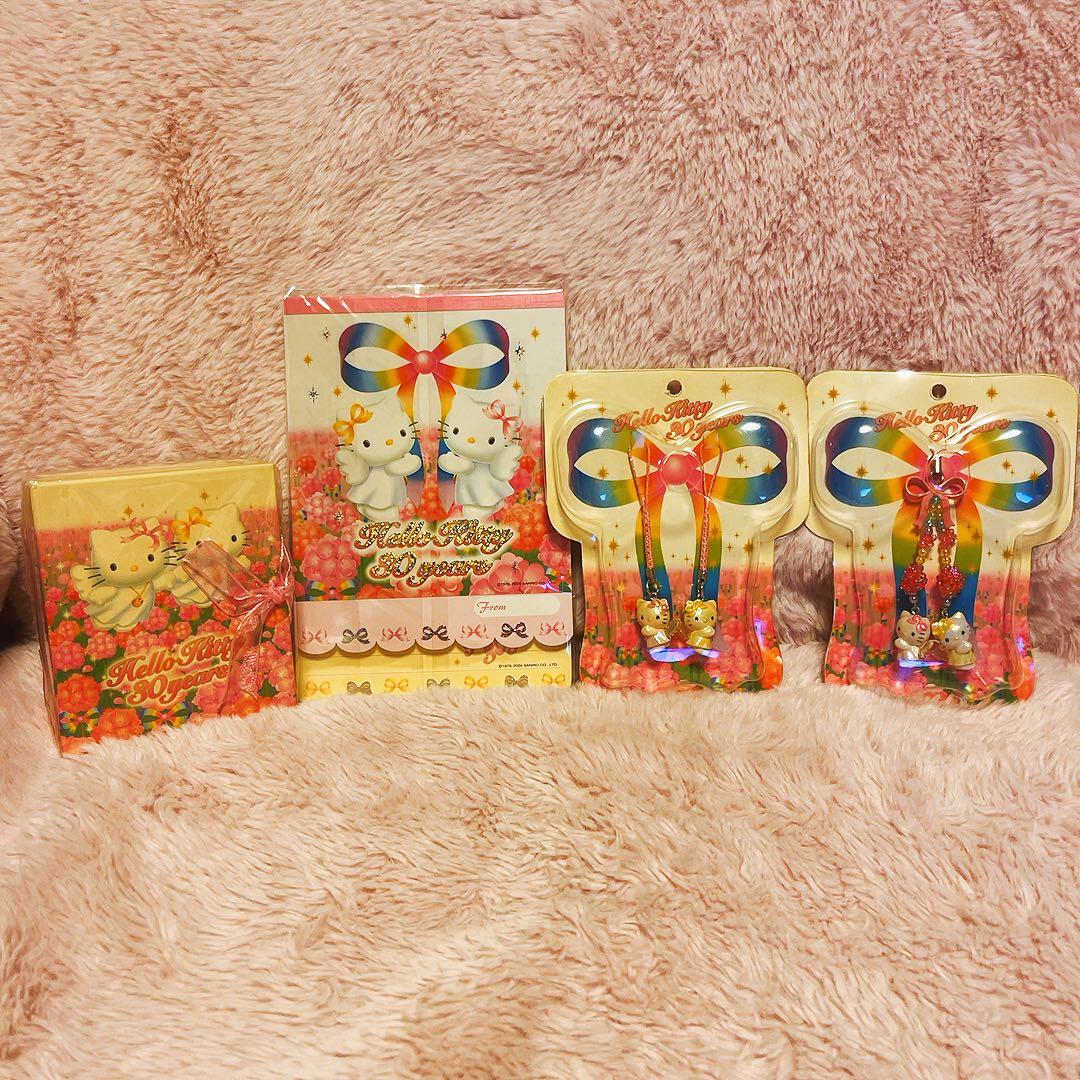 希少レア　ハローキティ　ミミィ　エンジェル　メモ　ストラップ　根付け　2003