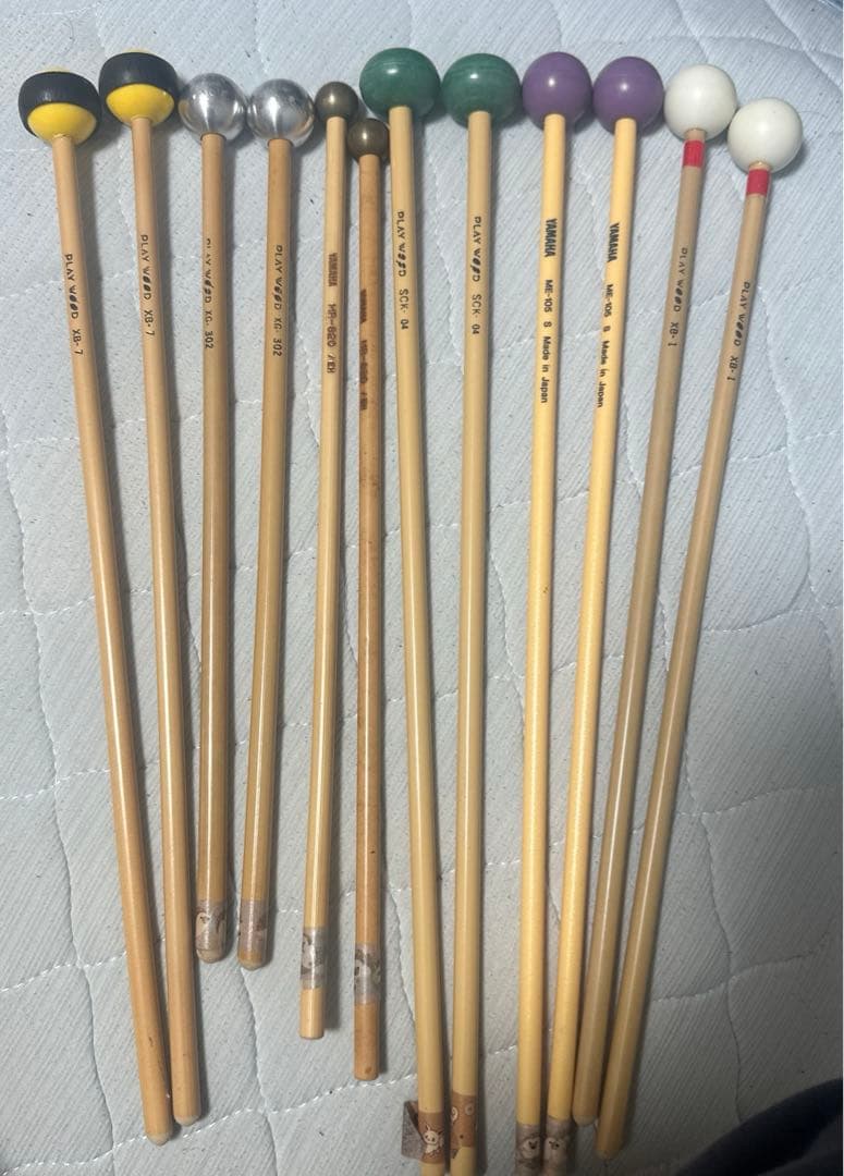 【最終値下げ】打楽器 木琴 鉄琴 マレットセット