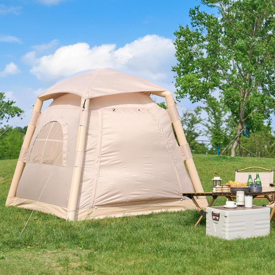 インフレータブルテント エアーテント1〜3人用防水 組立簡単キャンプ アウトドア