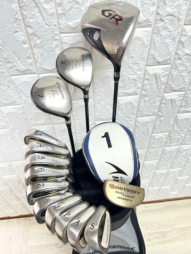 初心者おすすめ ゴルフクラブセット メンズ ブリヂストン キャディバック付