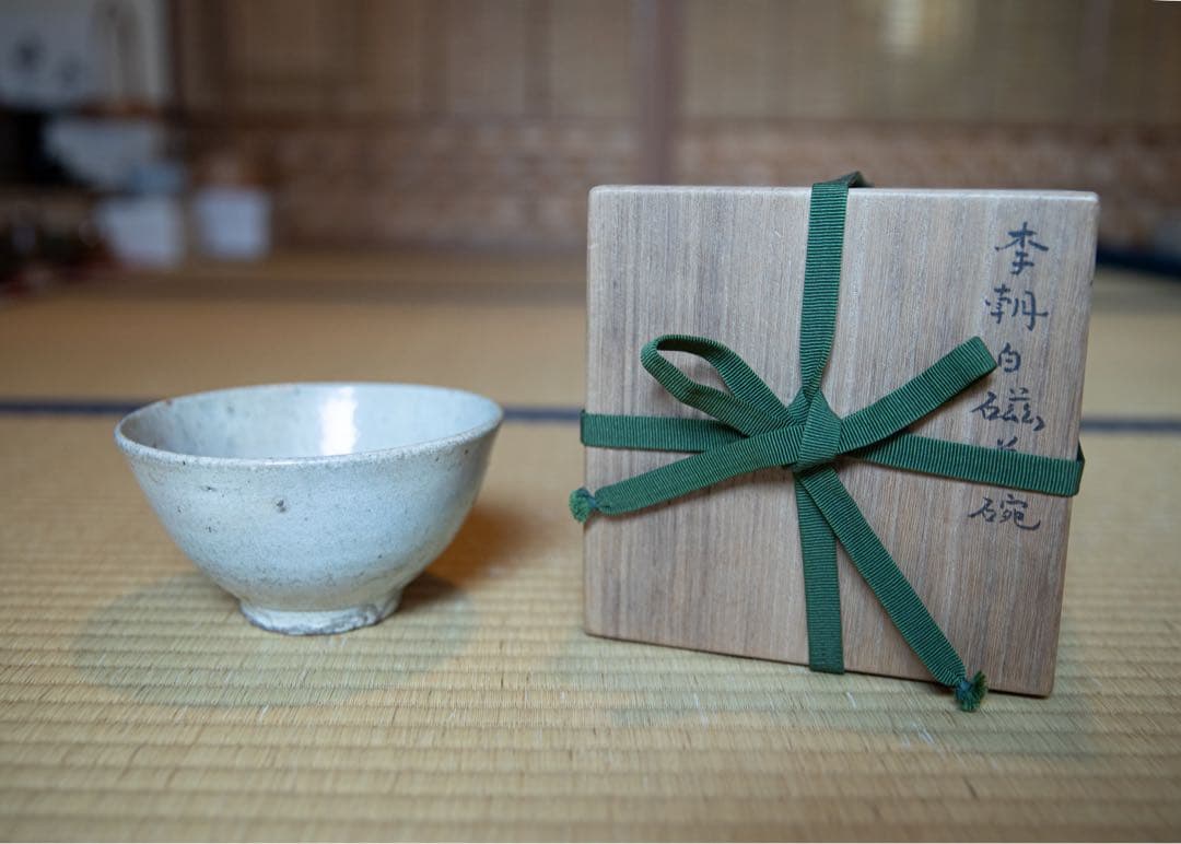 茶碗 李朝白磁 200 years old korean matcha bowl
