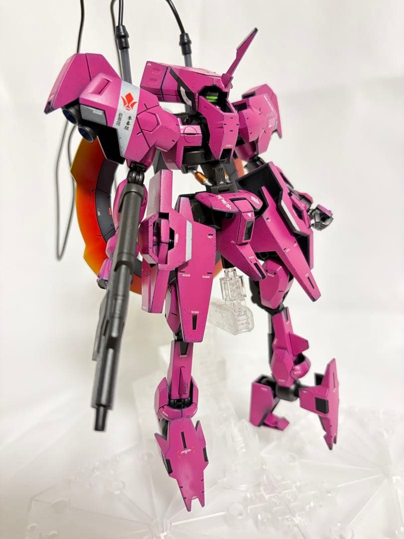 HG1/144 ユーゴー ウェザリング 流星号 塗装済完成品 鉄血のオルフェンズ