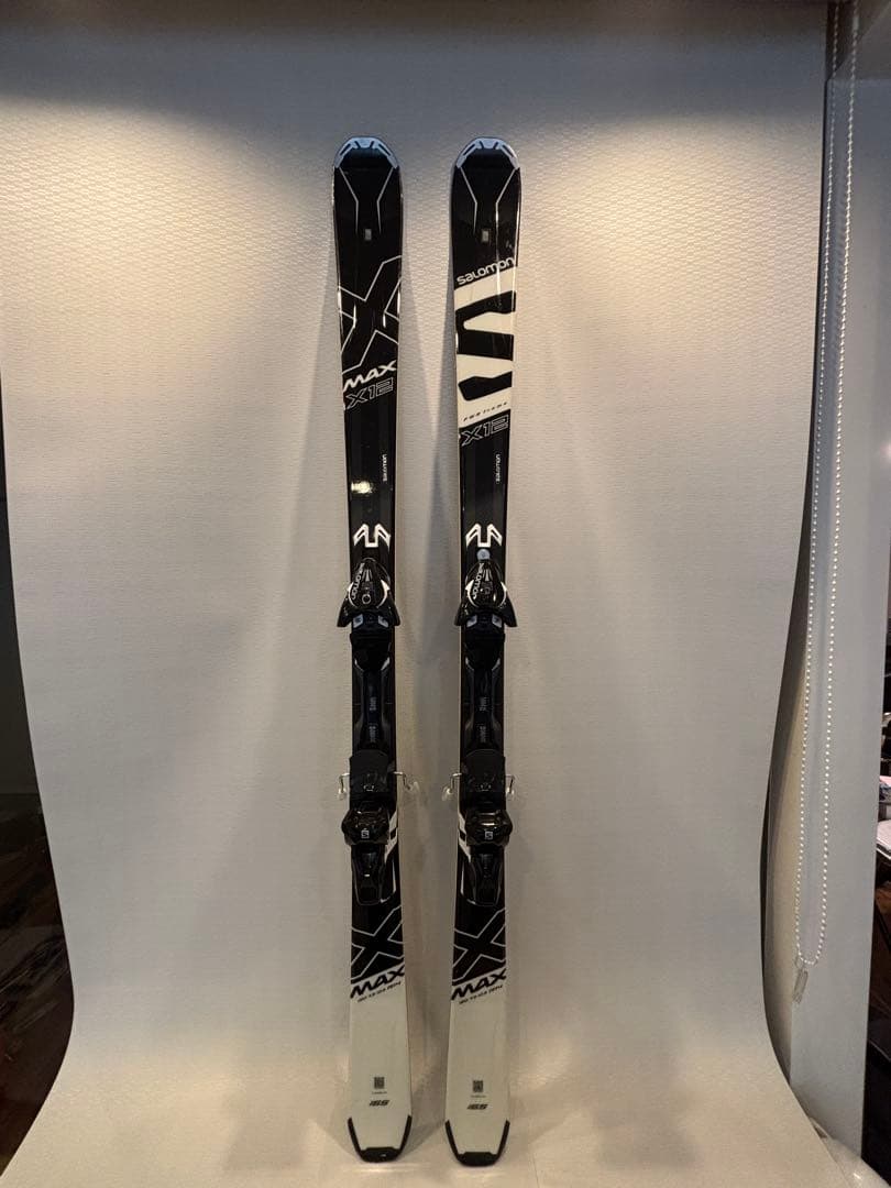 Salomon X12 スキー ブラック/ホワイト