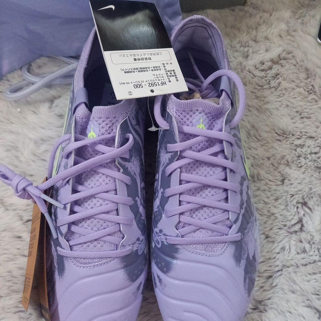 Nike United サッカーシューズ 紫色、袋付き