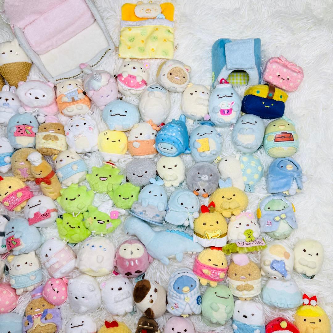 希少 大量 100個以上 すみっコぐらし てのり ぬいぐるみ マスコット まとめ
