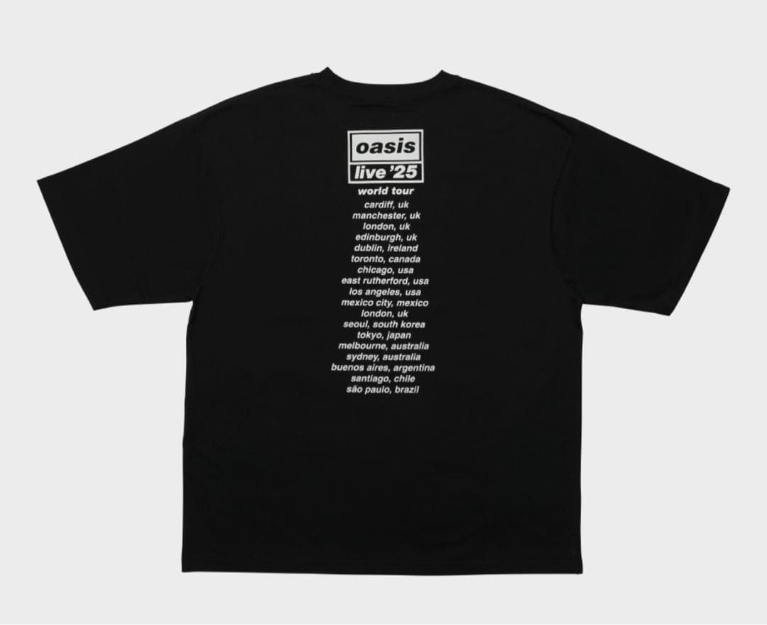ル*ー様 Oasis Live’25 公式Tシャツ Manchester