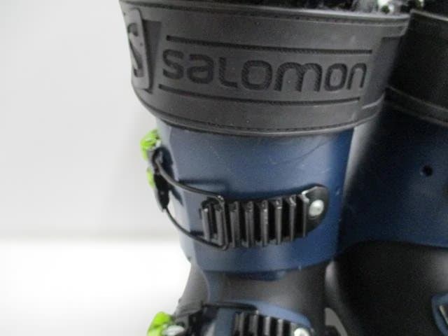 【中古品】Salomon スキーブーツ ネイビー/グリーン　27.5　使用感あり