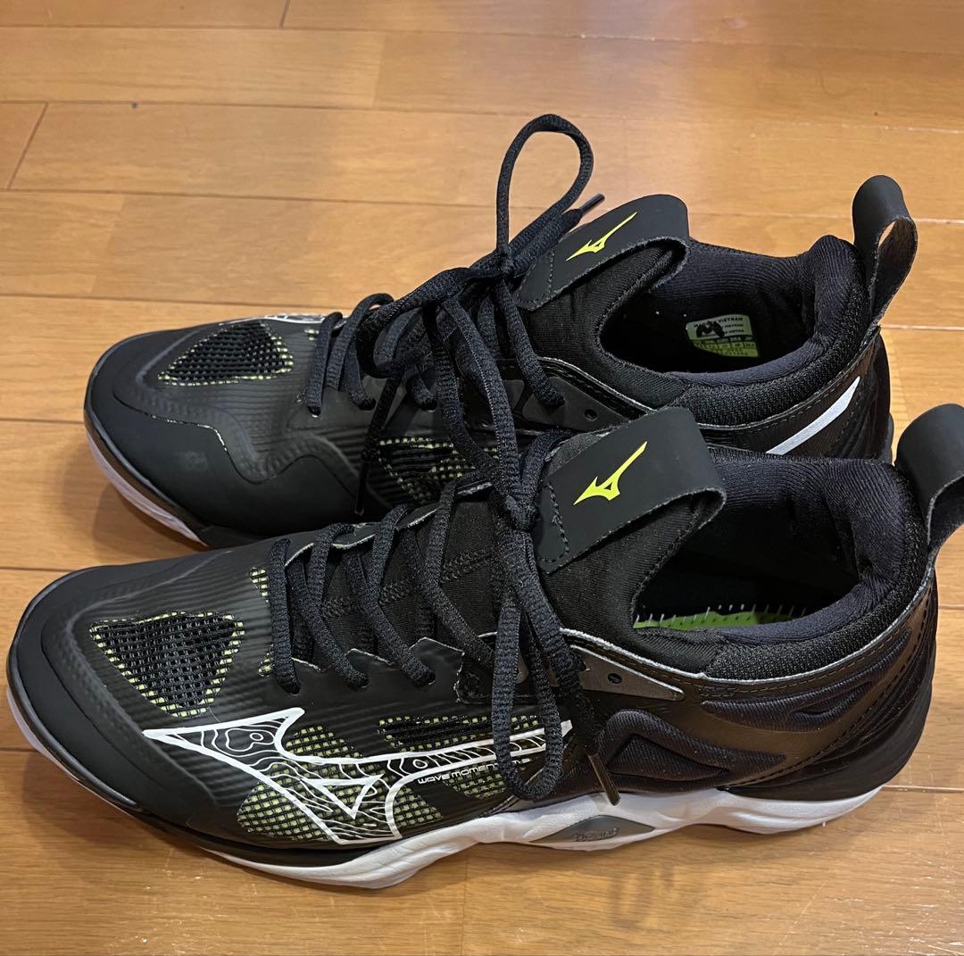 Mizuno バレーボールシューズ ウェーブモーメンタム3 26.5cmブラック