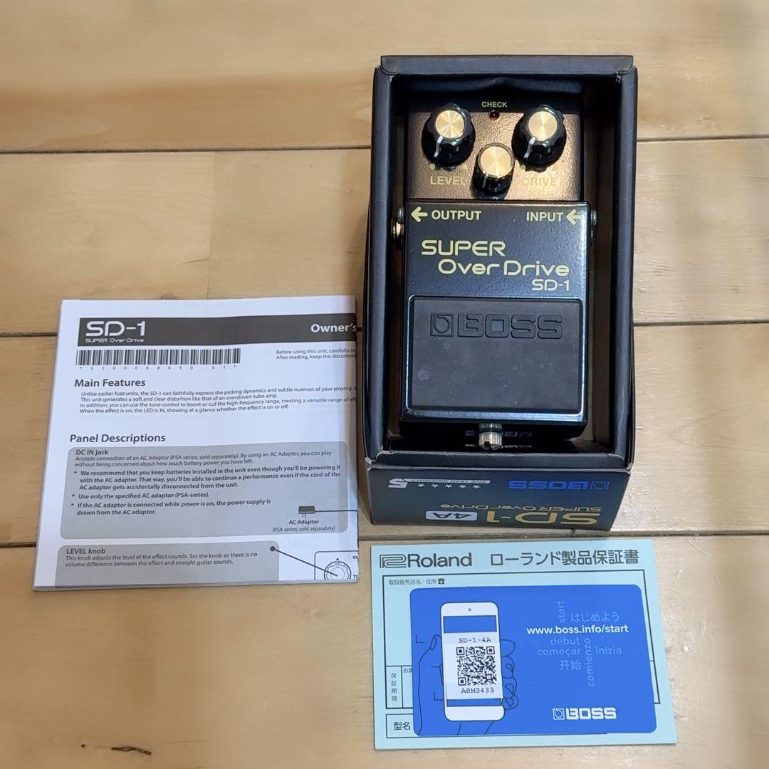 BOSS SD-1 40周年記念オーバードライブ