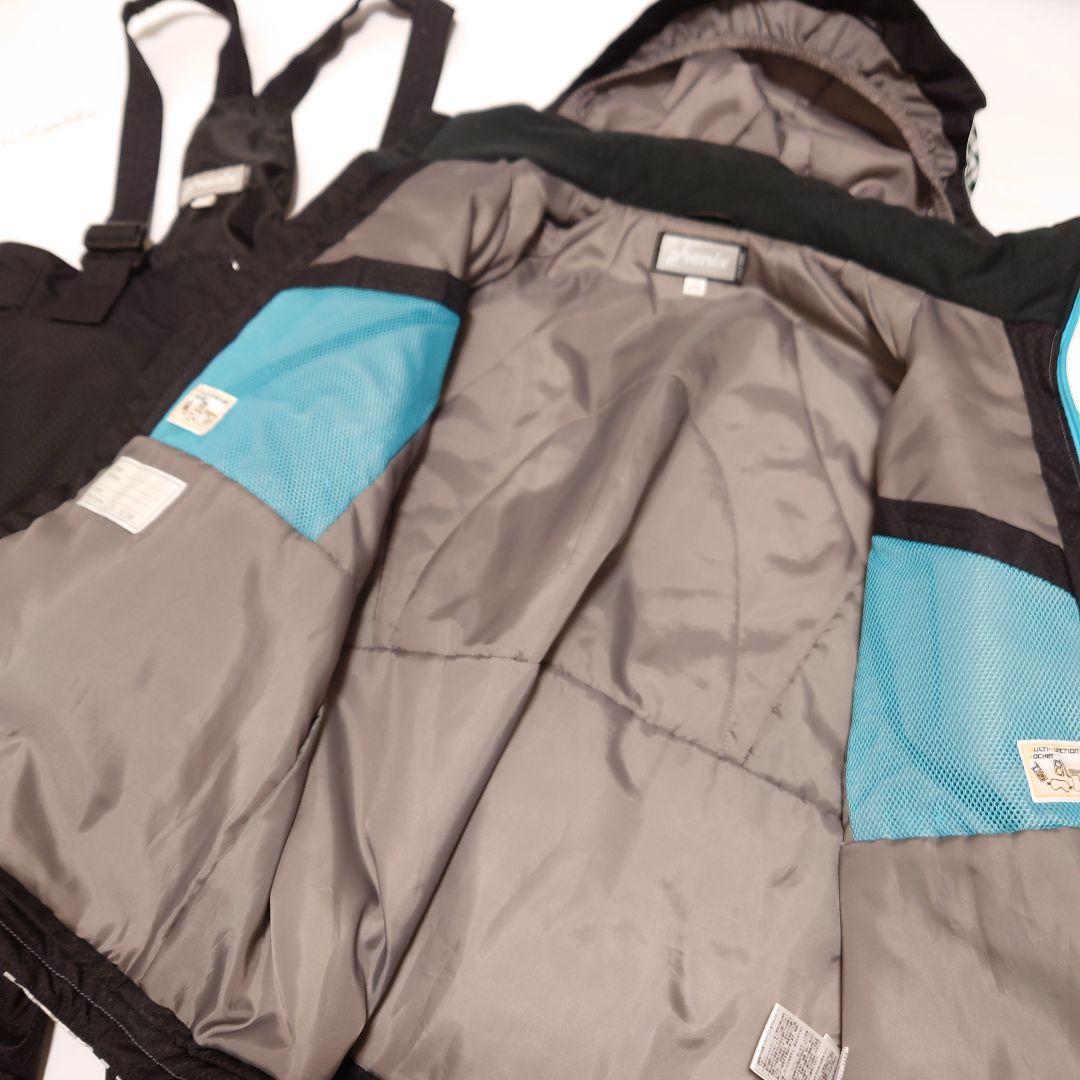 phenix フェニックス スキーウェア スノボ 上下 170 黒白チェック