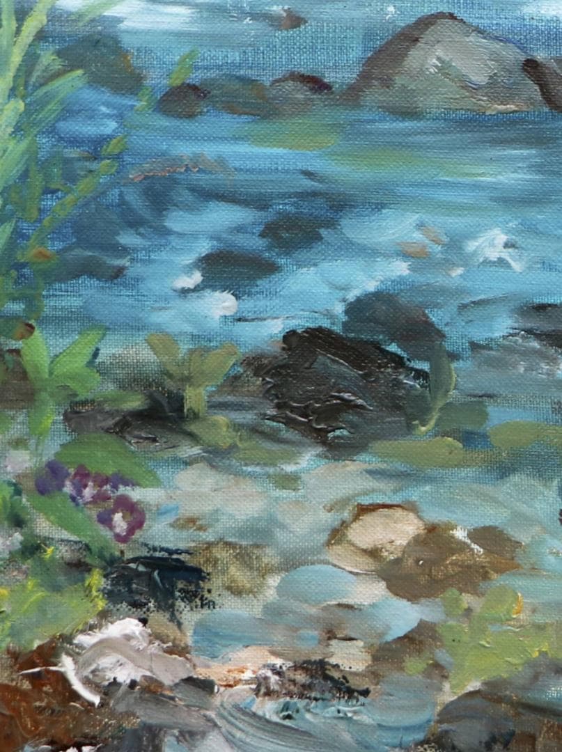 油絵, '尻尾で捕まえて\"