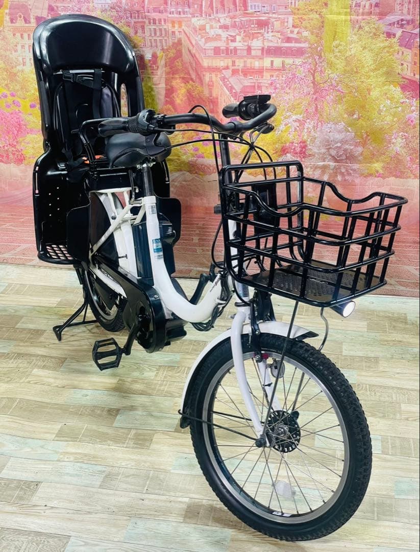 ZK3319 電動自転ヤマハ パスバビー 子供乗せ 20インチ 送料無料