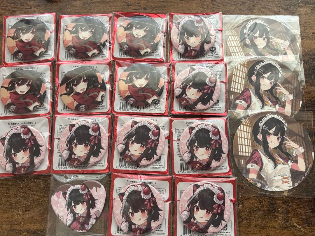 このすば めぐみん 缶バッジセット