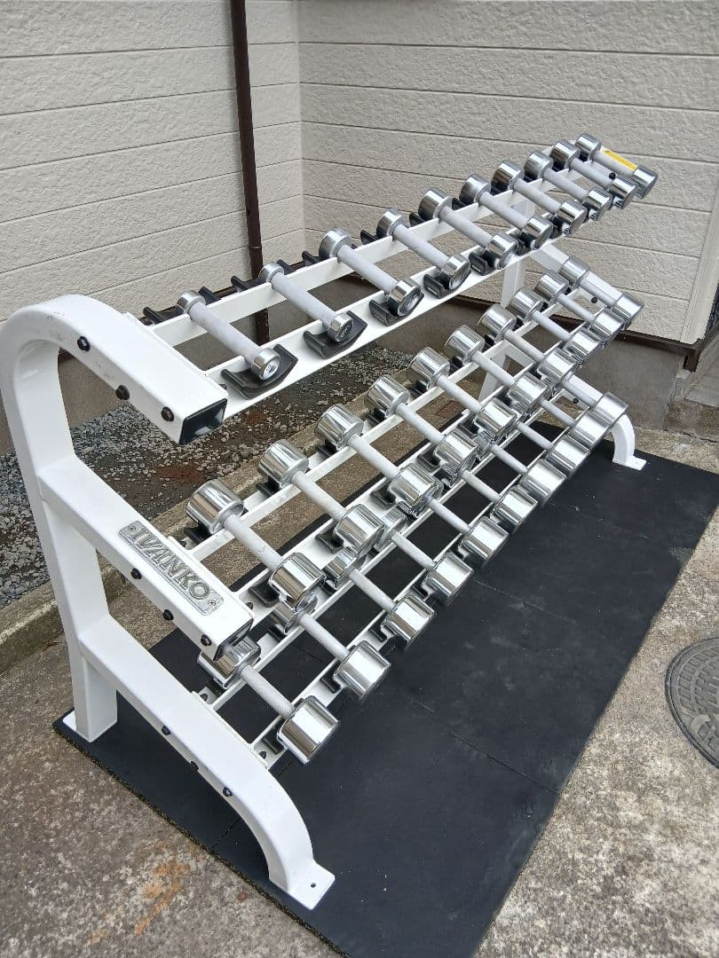 IVANKOイヴァンコ ダンベル1kg-20kg 各2個ずつ + ラック