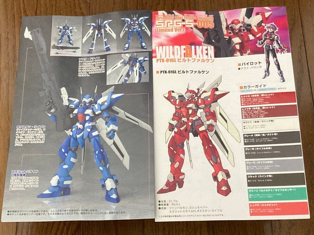 スーパーロボット大戦WILDWÜRGER & WILDFALKEN 限定版キット