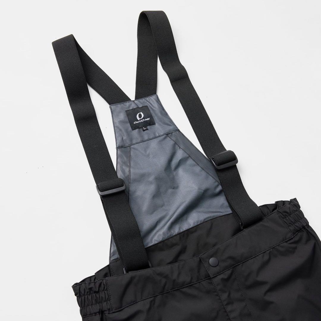 ロゴパターンBREATHTECH® 3LAYERレイン ビブパンツ　Lサイズ