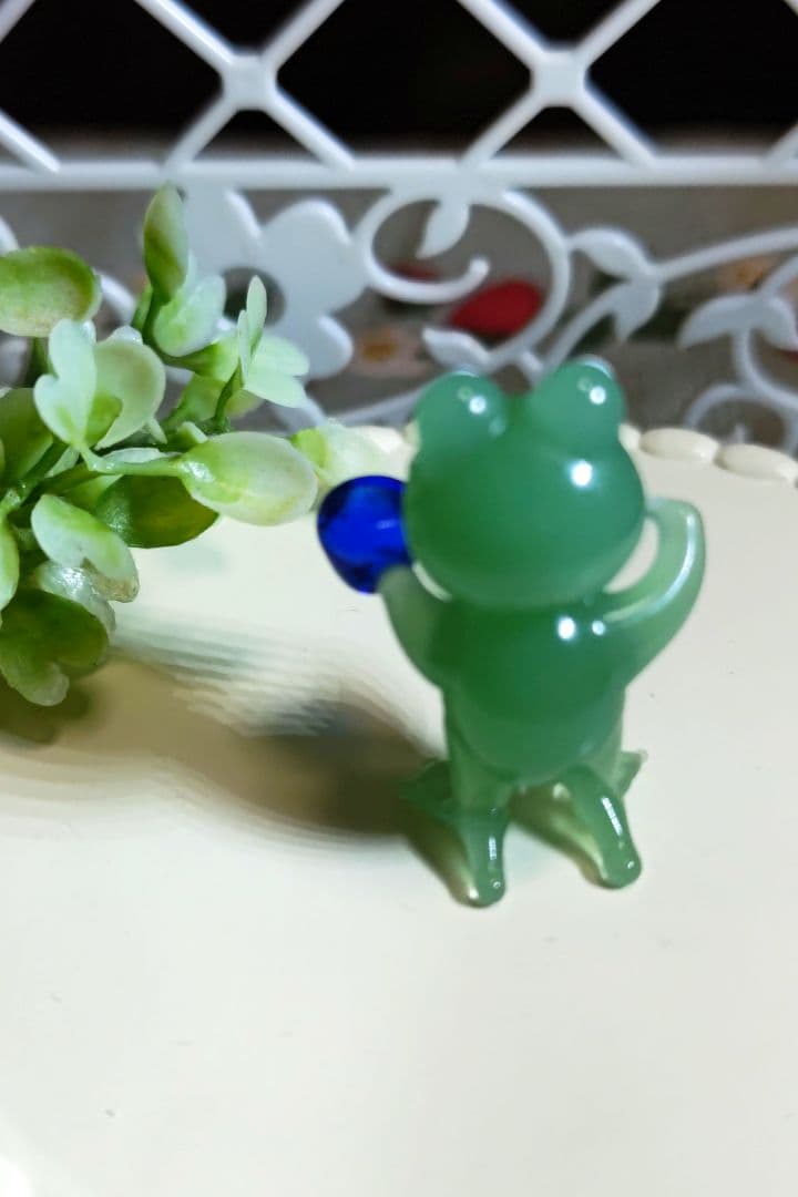 かえるの歯磨き