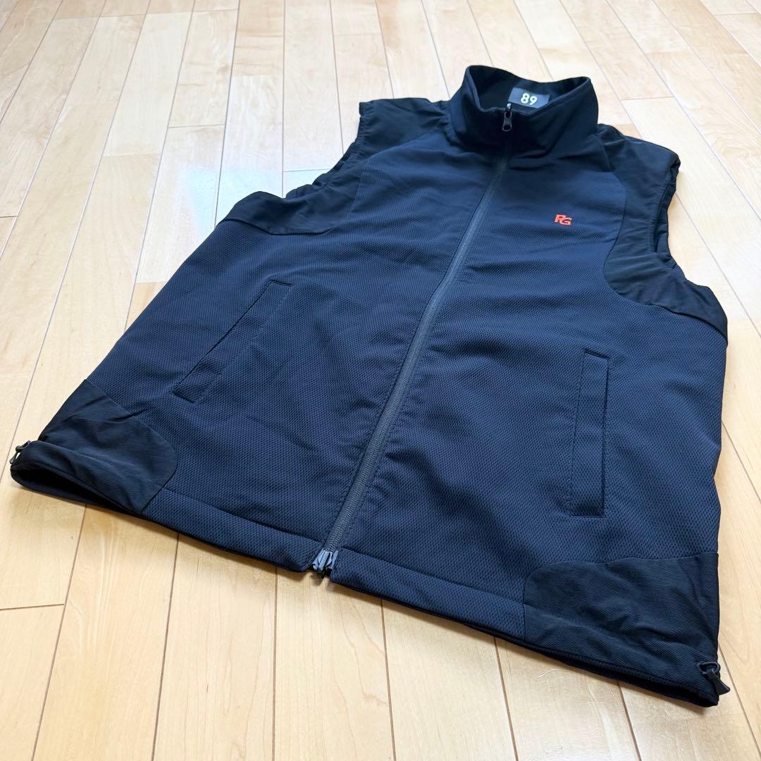 パーリーゲイツ リバーシブル ベスト ネイビー 2way サイズ6