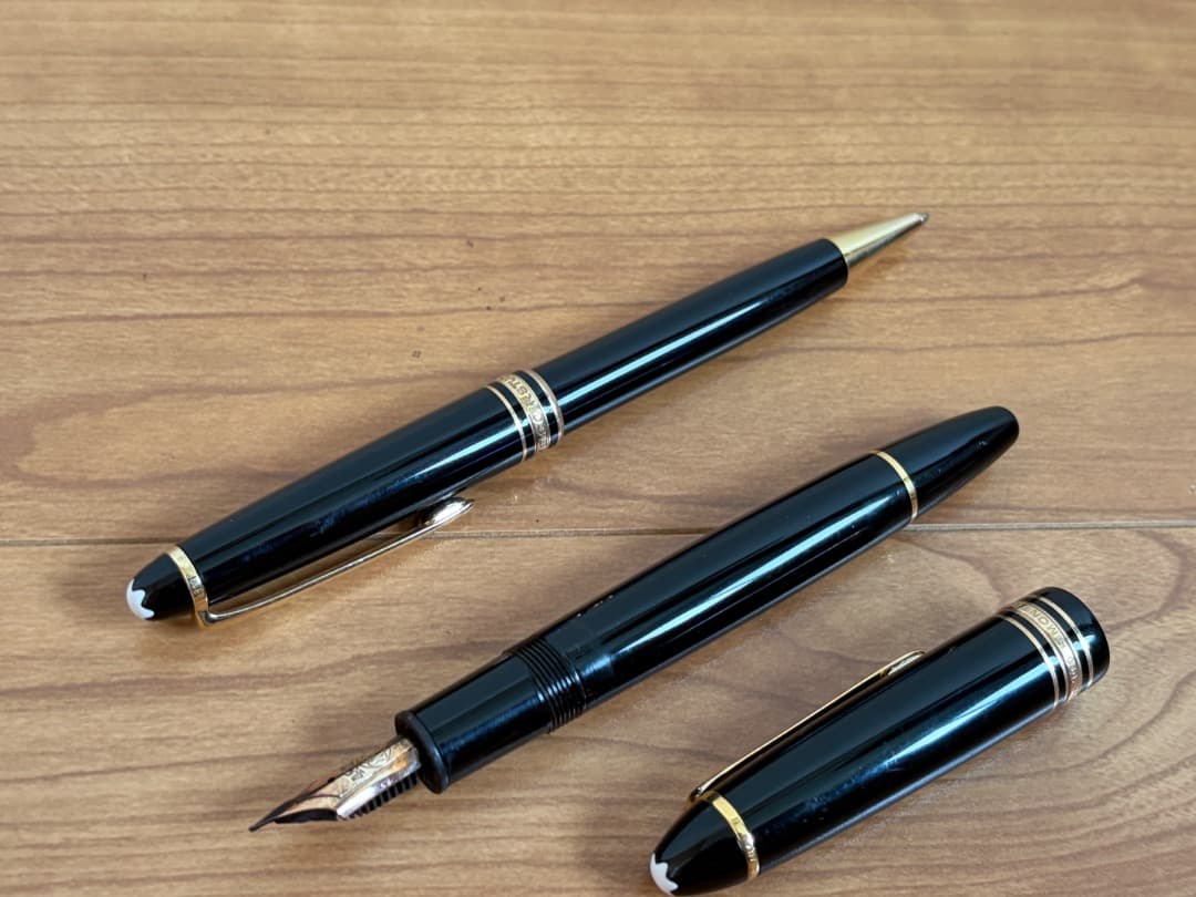 【モンブラン マイスターシュテュック 万年筆＆ボールペン セット】