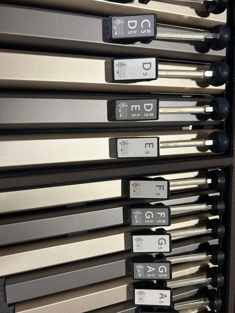 【未使用】鈴木楽器 SUZUKIトーンチャイム HB-250LC25音セット